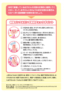 インフルエンザ